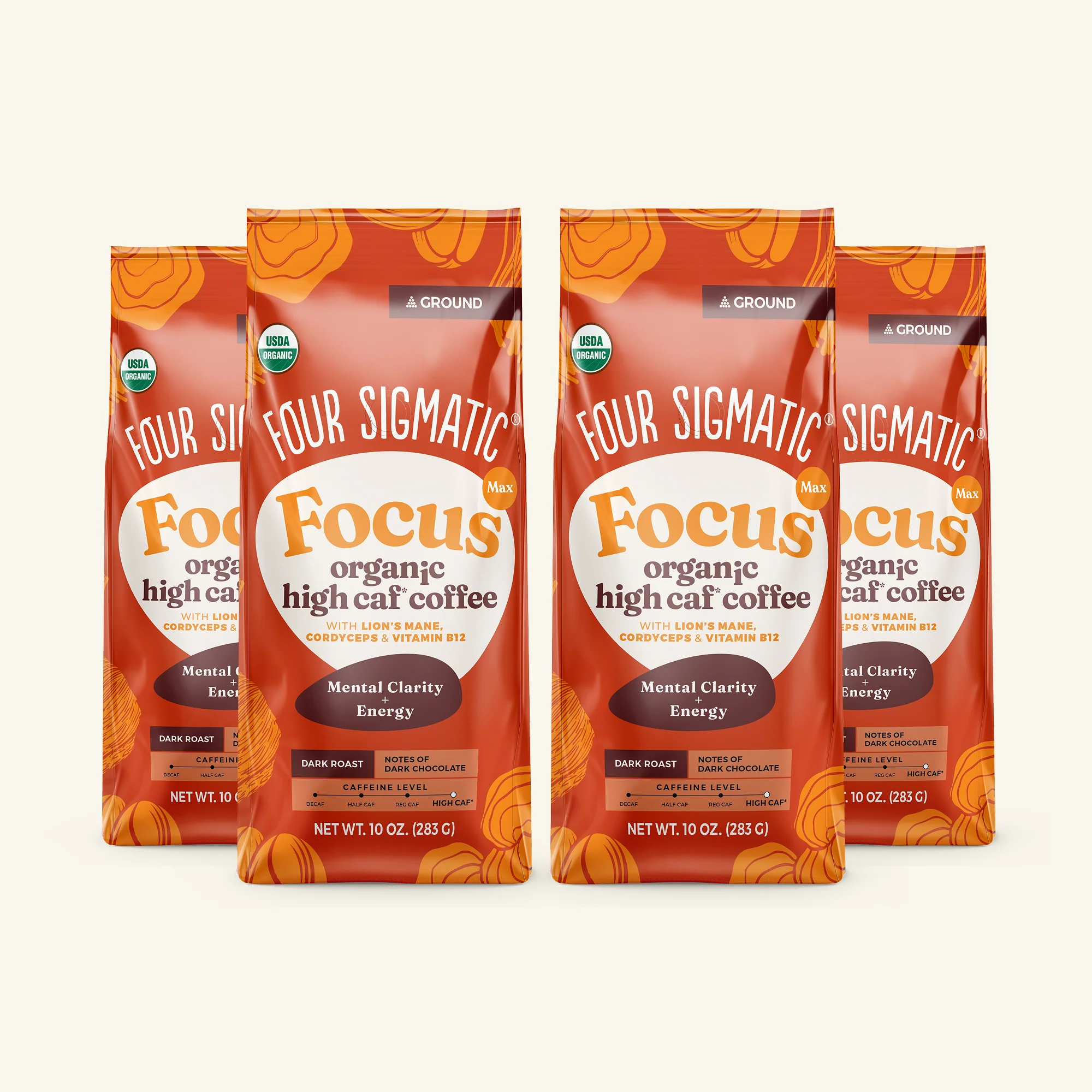 Focus Max High Caf Ground Coffee - Dark - Image 4