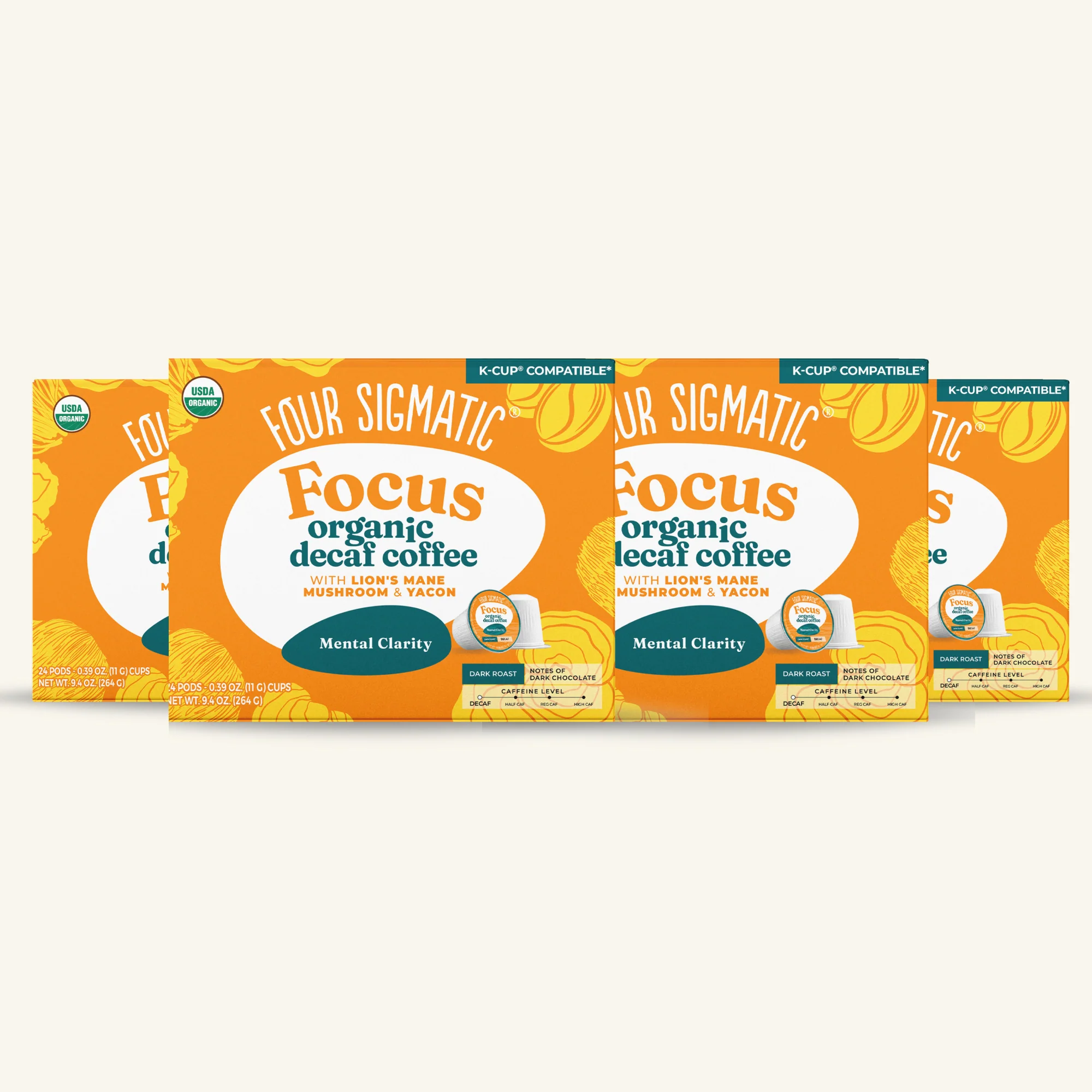 Focus Decaf Coffee Pods (24ct) - Image 4