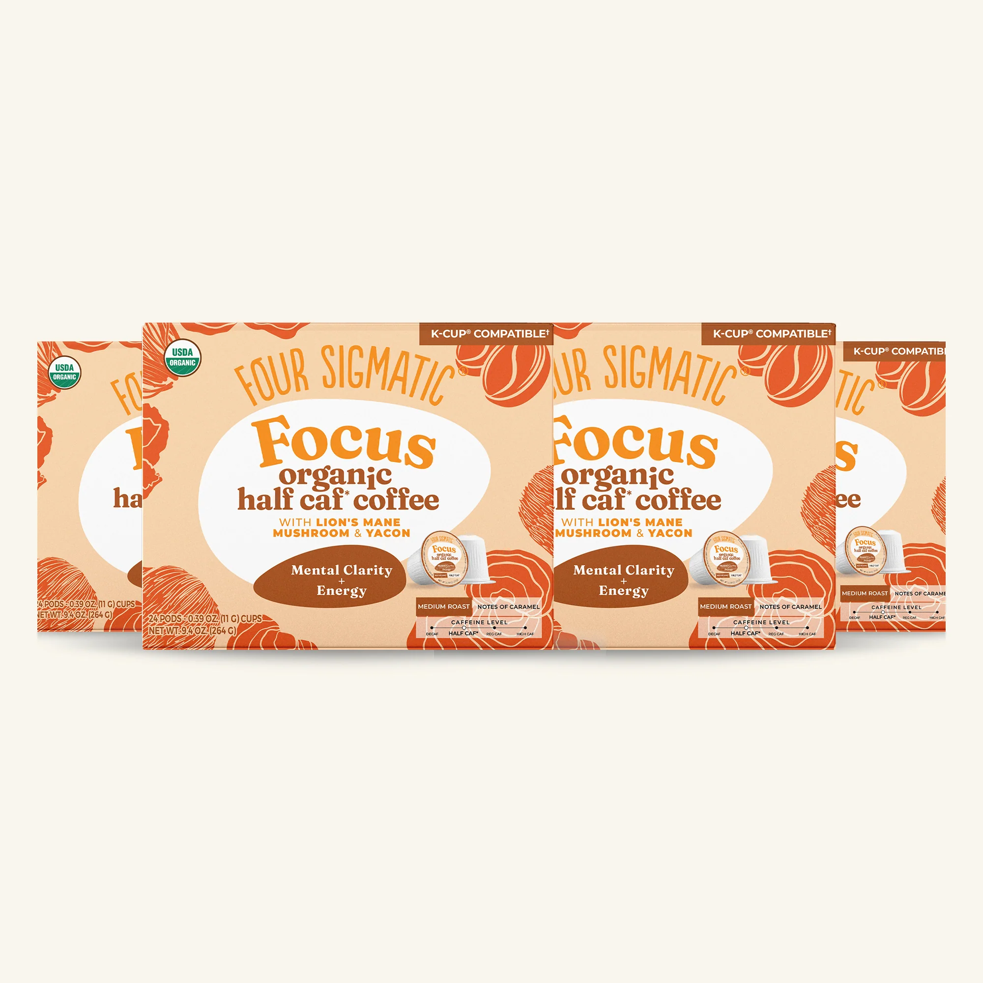 Focus Half-Caf Coffee Pods (24ct) - Image 4