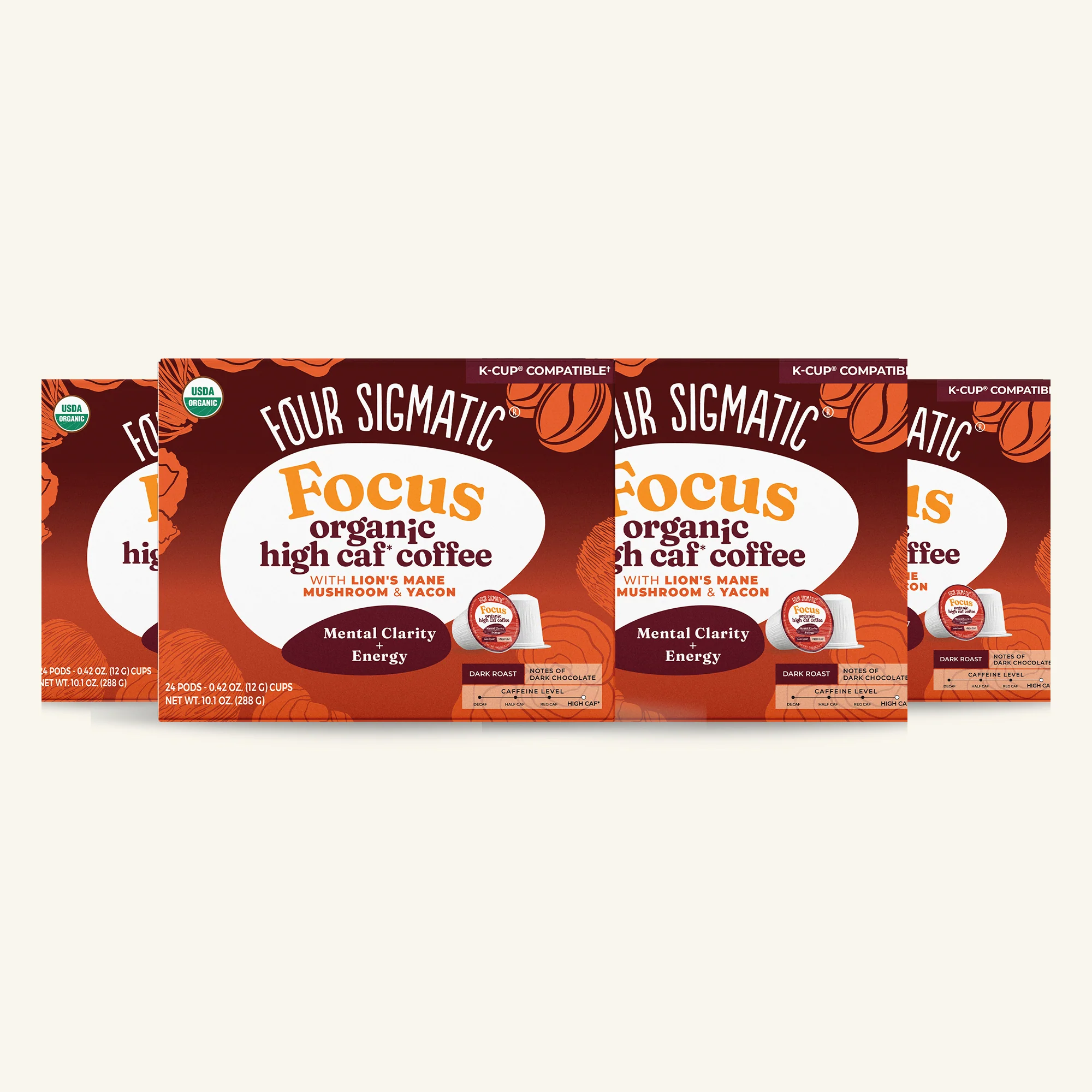 Focus High Caf Coffee Pods (24ct) - Image 4