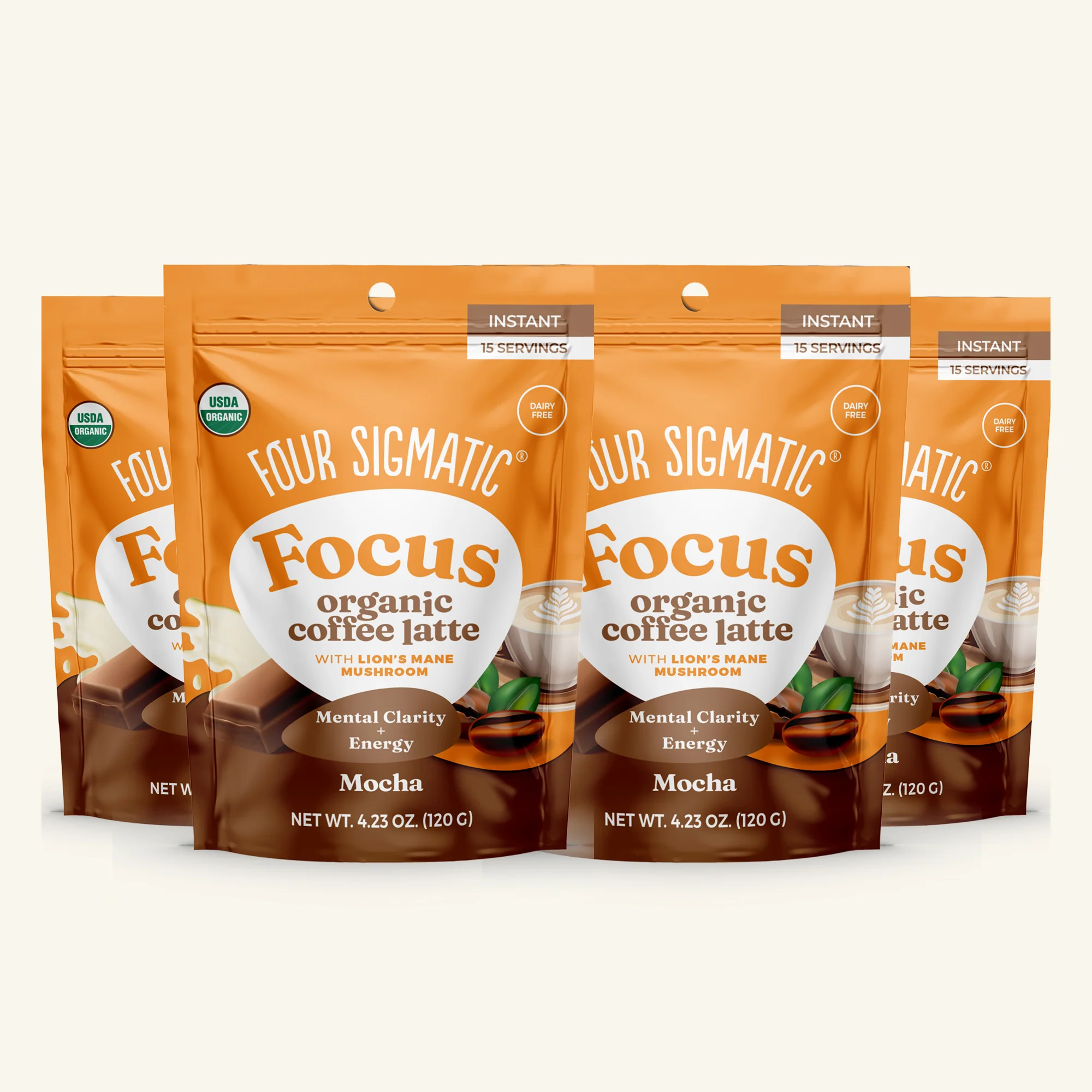 Focus Organic Coffee Latte - Mocha - Image 4