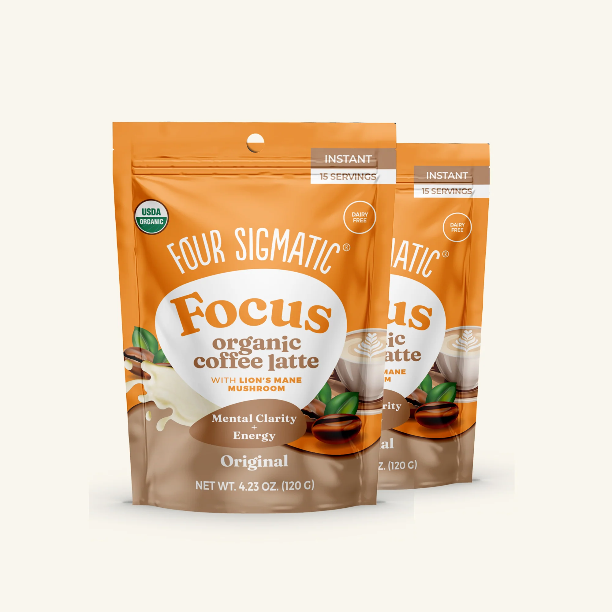 Focus Organic Coffee Latte - Original - Image 3