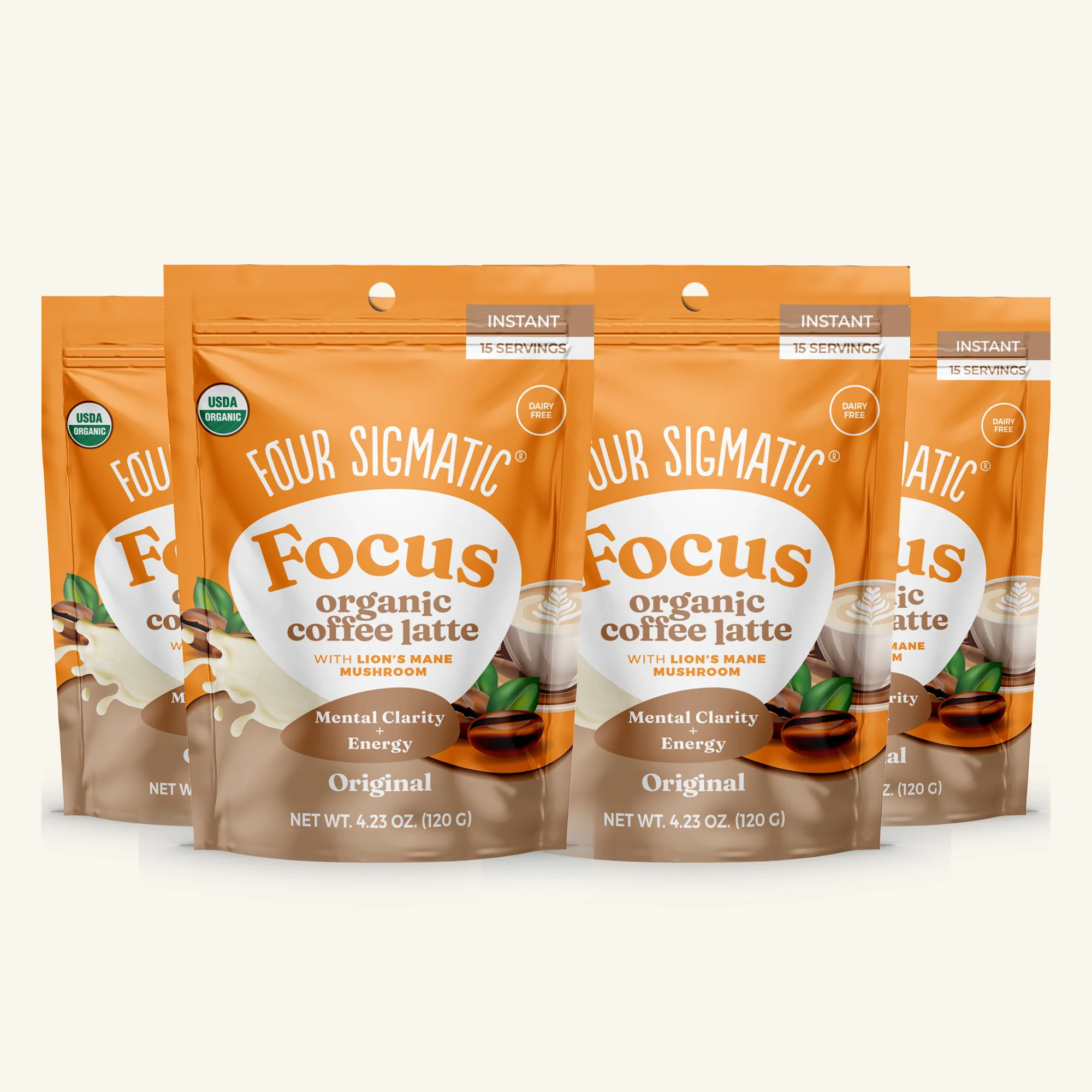 Focus Organic Coffee Latte - Original - Image 4